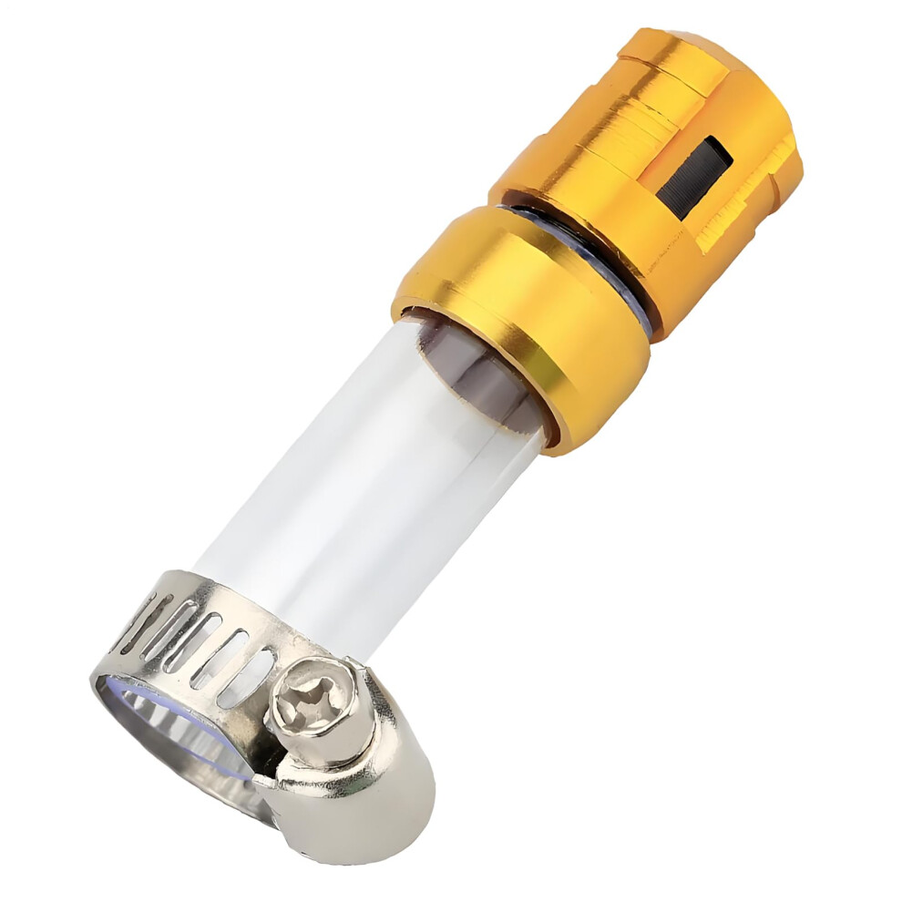 Motorcycle Air Filter Water Drain Pipe Universal Fit For Most Models Color Drainage Head Plug Gold 9412369425874
