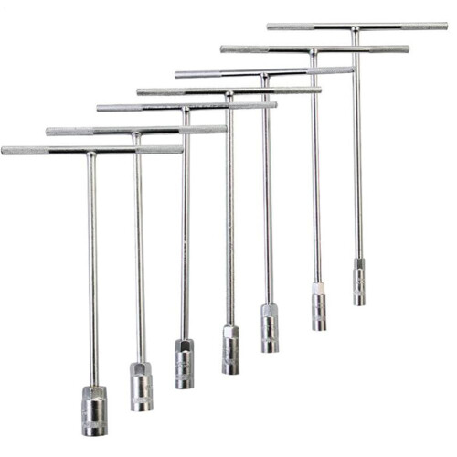 Extended T Socket Spanner  7 Piece Socket Wrench, Hex Socket Wrench, Car Assembly and  Socket, Long Hex Socket Wrench for Workshop Ref: 8306
