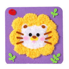 Cartoon Animal Embroidery Doll Sewing Set Cartoon Felted-3