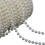 Artificial Pearls Beads String Chain for Art-Round beige 6mm5m 1