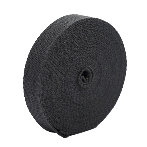 25mm Wide Cotton Webbing Strap for Bag Handle 50Yard-Dark gray