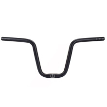 Folding Bike Handlebar Aluminium Alloy Riser Handlebar 580x25.4mm 210mm Rise Black