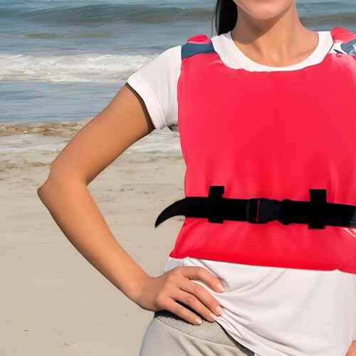 Life Jacket  Swimming Aid with Reflective Strips  Adjustable Closure Ref: 6962 1