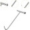 THandle Manhole Hook Tool for Duct Covers, Drain Covers and Trampoline Dra Ref: 5365 4