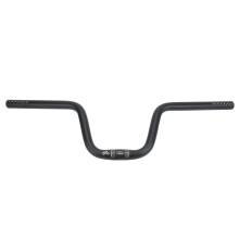 Aluminum Alloy Bike Handlebar Swallow Handlebar Riser Handlebar Brompton Black (Lift 160mm / 6.3in)