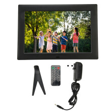 Gebruiksvriendelijke digitale fotolijst, multifunctioneel display met SD-kaartsleuf (niet-wifi), 12-inch IPS HD-scherm, bewegingssensor, goede