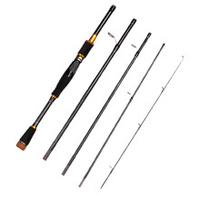 Travel Fishing Rods, Carbon Fibre, Sensitivity Spin Rod, 2.1 Metre Removable Design, Compact Gear Ref: 4385