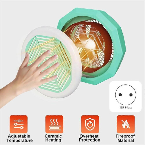 Maison Chauffée Pour Chats Kit Chauffage Solaire 30W - Pour Voiture, Poulailler, Maison - Panneau + Chauffage Panneau Solaire Chauffage