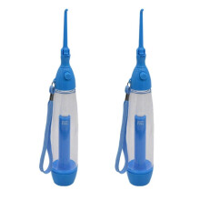 2x Neuer tragbarer Munddusche zur Mundreinigung, Zahnbürstenfunktion, Munddusche, Handgerät zur Zahnreinigung, Zahnseide, Wasser, ABS