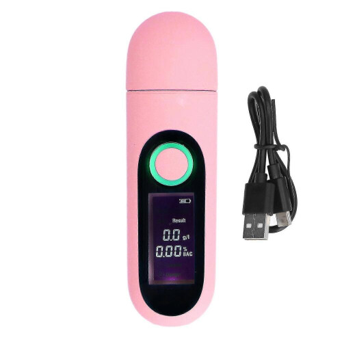 Alkoholtester mit Halbleitersensorik, aus ABS-Material, tragbares Design