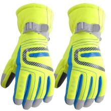 Luvas de esqui/snowboard unissex, impermeáveis e resistentes ao vento, para inverno.