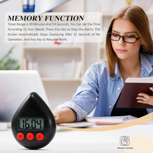 Digitaler Küchentimer – Countdown-Timer – Magnetischer Countdown-Timer mit großem Display – Digitaler visueller Timer – Küchen-Countdown 1