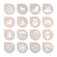 Coffee Stencils Latte Art Templates Easy To Reusable Cake Decorating