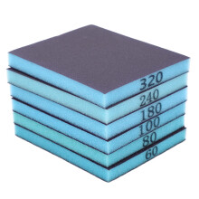 Doublesided sanding sponge for faux furniture polishing 6PCS sand sponge kit Effective and durable 60320 grit