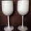 weiße Kunststoff-Champagnergläser, Champagnergläser, Cocktailgläser 1