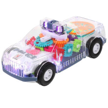 Elektrisches Spielzeugauto, lustiges Leuchtspielzeug, Musikspielzeug, Leuchtauto, mechanisches Getriebespielzeug