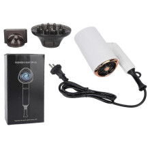 Professioneller, faltbarer Haartrockner, tragbarer elektrischer Anionen-Haartrockner für Zuhause, Hotel und Salon – EU-Stecker 220 V