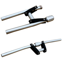 25.4mm Folding Bike Handlebars Aluminum Alloy Flat Folding Handlebar Bicycle Straight Handle Bar