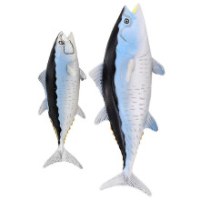 Meeresfisch-Modell-Fischskulpturen zur Dekoration, 4-teilige Figurensammlung