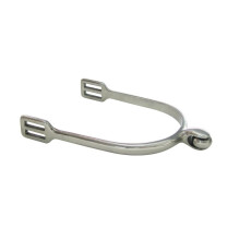 Ladies Stainless Steel Soft Touch Smooth Roller English Spurs