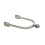 Ladies Stainless Steel Soft Touch Smooth Roller English Spurs 1