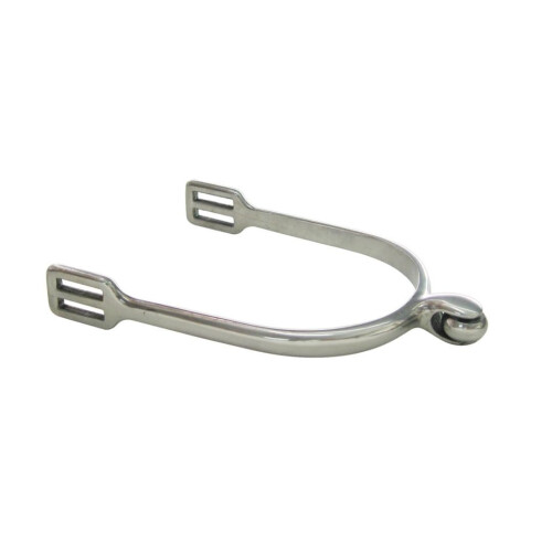 Ladies Stainless Steel Soft Touch Smooth Roller English Spurs