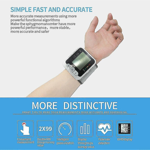 LCD digital armblodtrycksmätare standard manschett armblodtrycksmätare 1