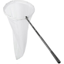 Insekten- und Schmetterlingsnetz, 40,6 cm Netzring, 91,4 cm Tiefe, Teleskopgriff aus Edelstahl