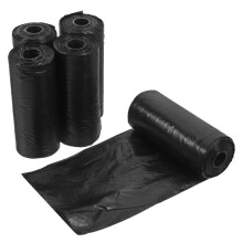 100 Mini-Müllbeutel für kleine Abfalleimer, Schreibtisch, Haustierkot, Badezimmer und Schreibtisch