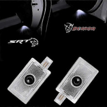 25-26 LED-Türprojektoren, Schatten- und Geister-Einstiegsleuchten, Autozubehör für Dodge Charger, Avenger, Magnum, SRT, Hellcat – Gut