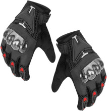 Riding Gloves Men Anti Fall Breathable Motorcycle Racing Anti Slip All Season Carbon Fiber Gloves