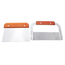 2 Pieces Stainless Steel Wavy & Straight Soap Mold Loaf Potato Cutter