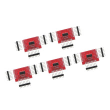 5 Pieces 74HC595 8-Bit Shift Register DIP-16 IC Breakout PCB Board