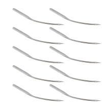 10Pcs Portable Silver Metal Blindstitch Sewing Machine Needles LW*6T