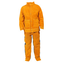 Welding Clothing Suit Heavy Duty Leather Heat Resistant Blacksmith BBQ