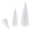 3x Cone Polystyrene Foam Styrofoam 3 Sizes for DIY Crafts Xmas Tree De 1
