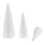 3x Cone Polystyrene Foam Styrofoam 3 Sizes for DIY Crafts Xmas Tree De 2