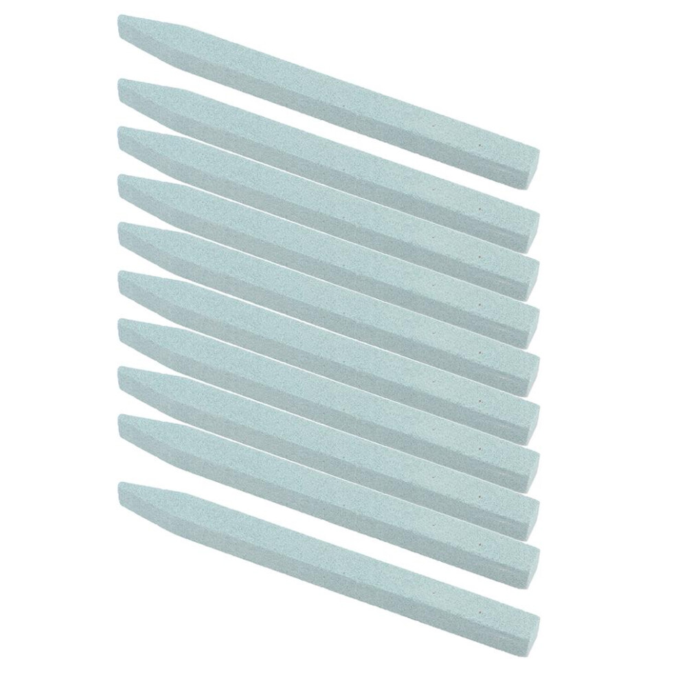 10pcs Stone Sanding Nail Files Cuticle Remover Trimmer Buffer Manicure
