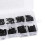 250 Pieces M2 Self Tapping Screw DIY Drilling Screws Assortment Kit Bl 3