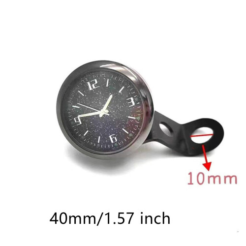 Motorbike Handlebar Clock Decorative Digital Motorcycle Handlebar Dial 1