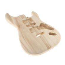 Wood Guitar Body Unfinished for ST Guitar DIY Luthier Tool x1