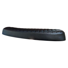 Motorcycle Vintage Flat Cafe Racer Seat Retro Cushion Black Universal