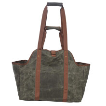 Log Carrier Firewood Carry Bag Fire Wood Canvas Cloth Log Tote Hand Ba