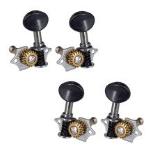 4Pcs Ukulele Tuning Pegs Guitar Accessories Concave Button Open Front