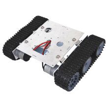Alloy Tank Car Chassis Track Crawler Kit DIY Assembled Robot Science T