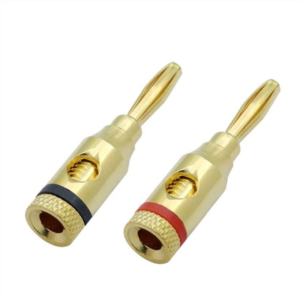 5Pair/10Pcs Banana Plug Connector Banana Connector For Audio Video Amplifier Speaker Cable Jack 9412369429414