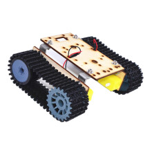 Alloy Tank Car Chassis Track Crawler Kit DIY Robot Science Toy with TT