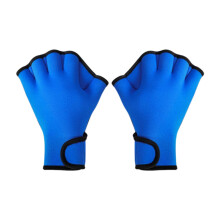 Webbed Swimming Gloves Fingerless Gloves, Water Resistance Diving Gloves Aquatic Gloves for Diving Paddle Training