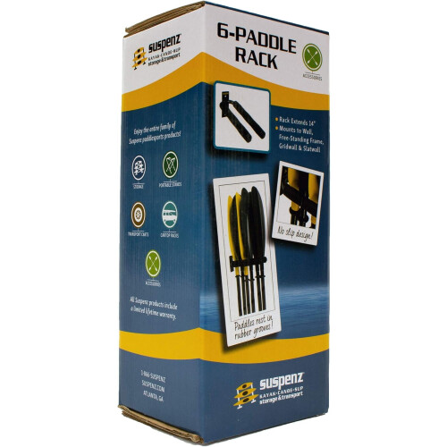 6-Paddle Rack Black, 14' 2