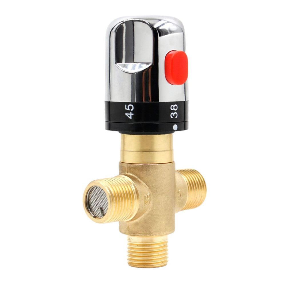 Brass Thermostatic Valve Plumbing Fixtures Dn15 For Bathroom Kitchen B 786646079876